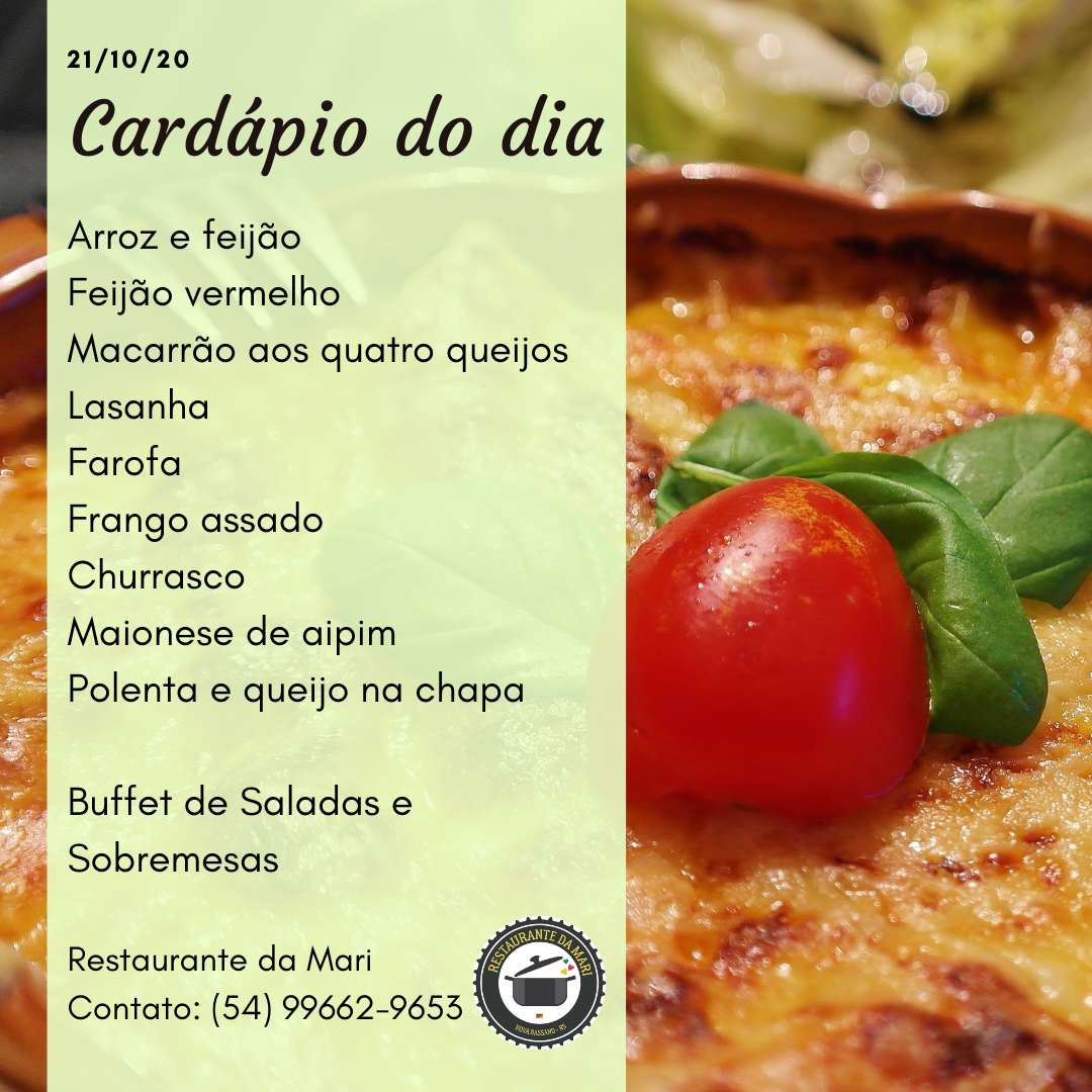 Menu Restaurante Da Mari-1